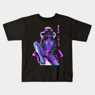 Dva gaming BLACK Overwatch Kids T-Shirt